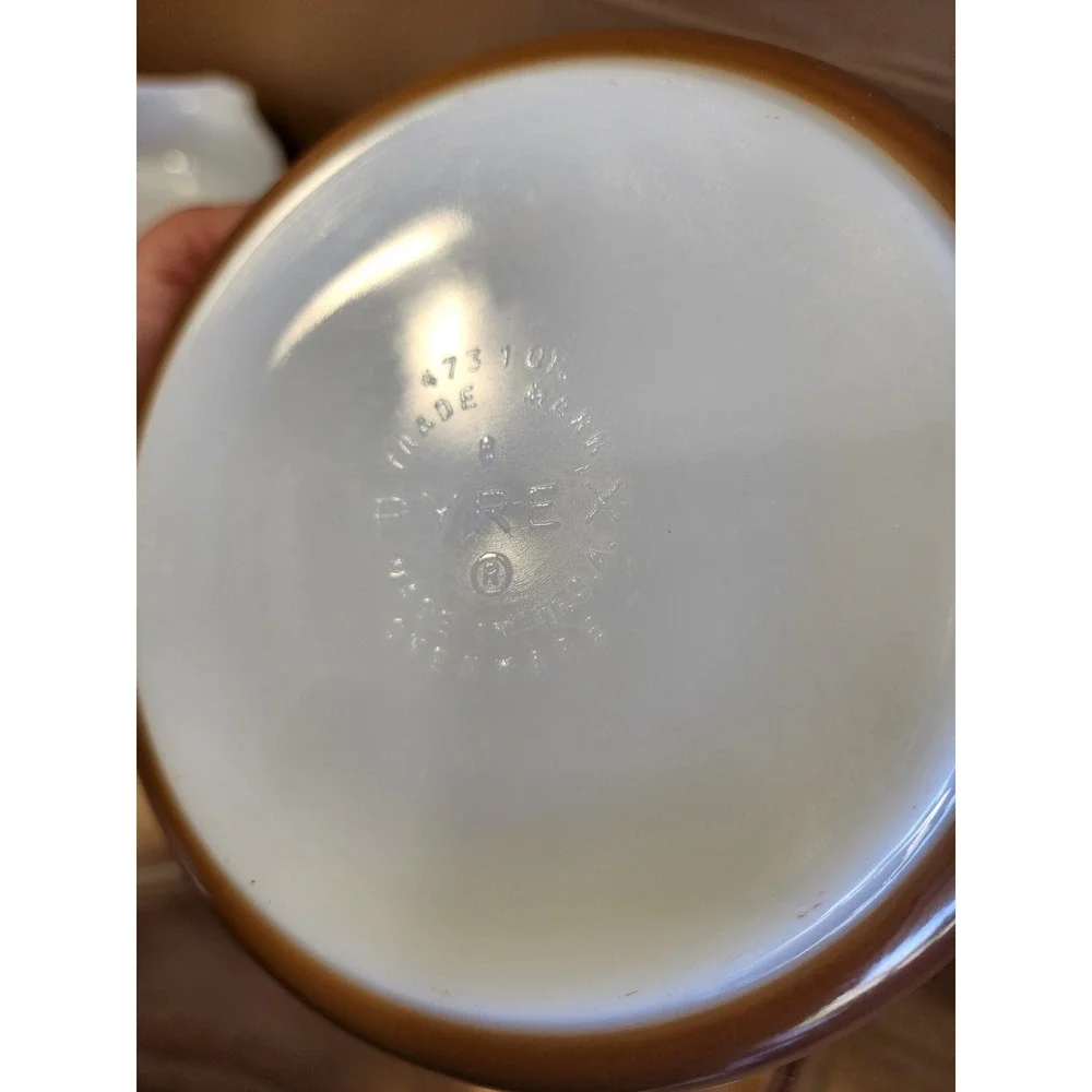 Vtg Set of 6 Pyrex Early American Covered Nesting Casserole Dishes with Lids